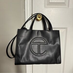 Telfar Black Medium Tote Bag